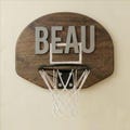 Personalized Basketball Hoop Mini Basketball Over the Door Custom Sport Decor Gift for Teenage Boy sport theme bedroom art toddler wall art