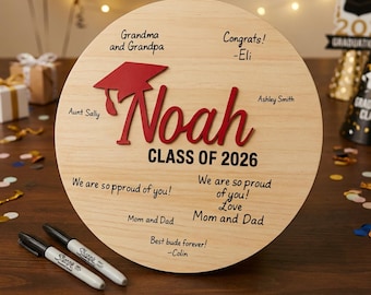 Graduation guest book alternative class of 2026 signature sign graduation party decor for grad party personalized guest book alternative