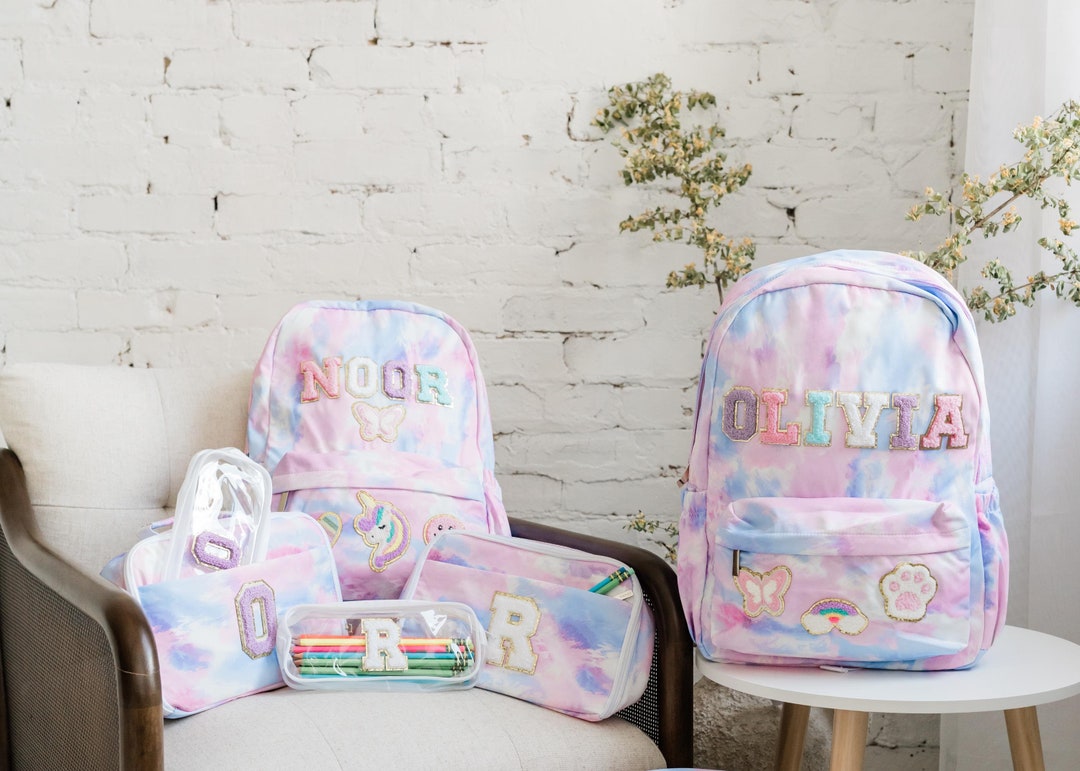 Personalized Girls Backpack and Lunchbox Set Custom Back to School Gift ...