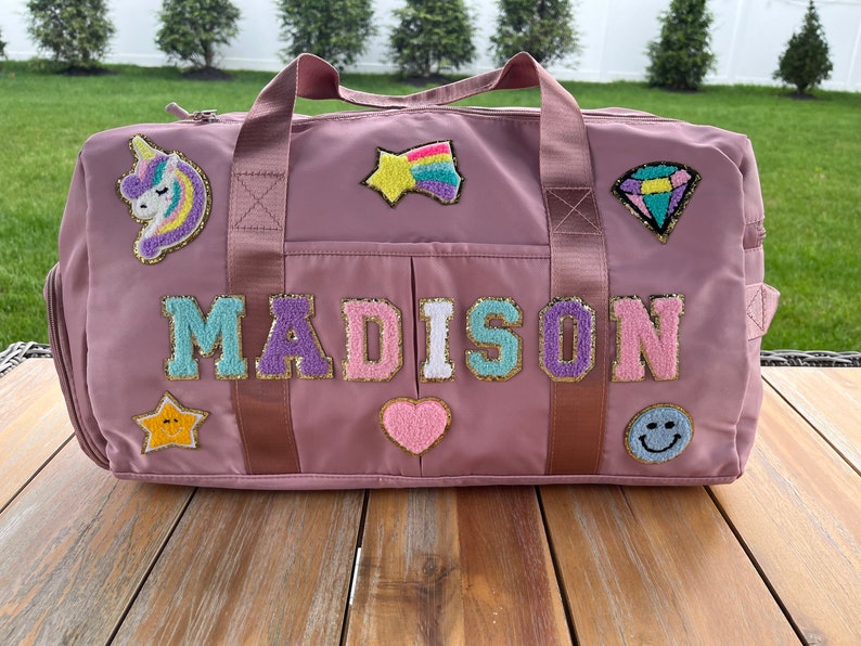 Duffel Bag Kids Personalized Duffel Bag for Girl Duffel Bag - Etsy