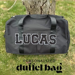 Seesack für Jungen Nachttasche für Schlafsack Kleinkind Windeltasche für Sport Geburtstagsgeschenk für sportlich Teenager personalisiertes Geschenk