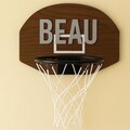 Personalized Basketball Hoop Mini Basketball Over the Door Custom Sport Decor Gift for Teenage Boy sport theme bedroom art toddler wall art