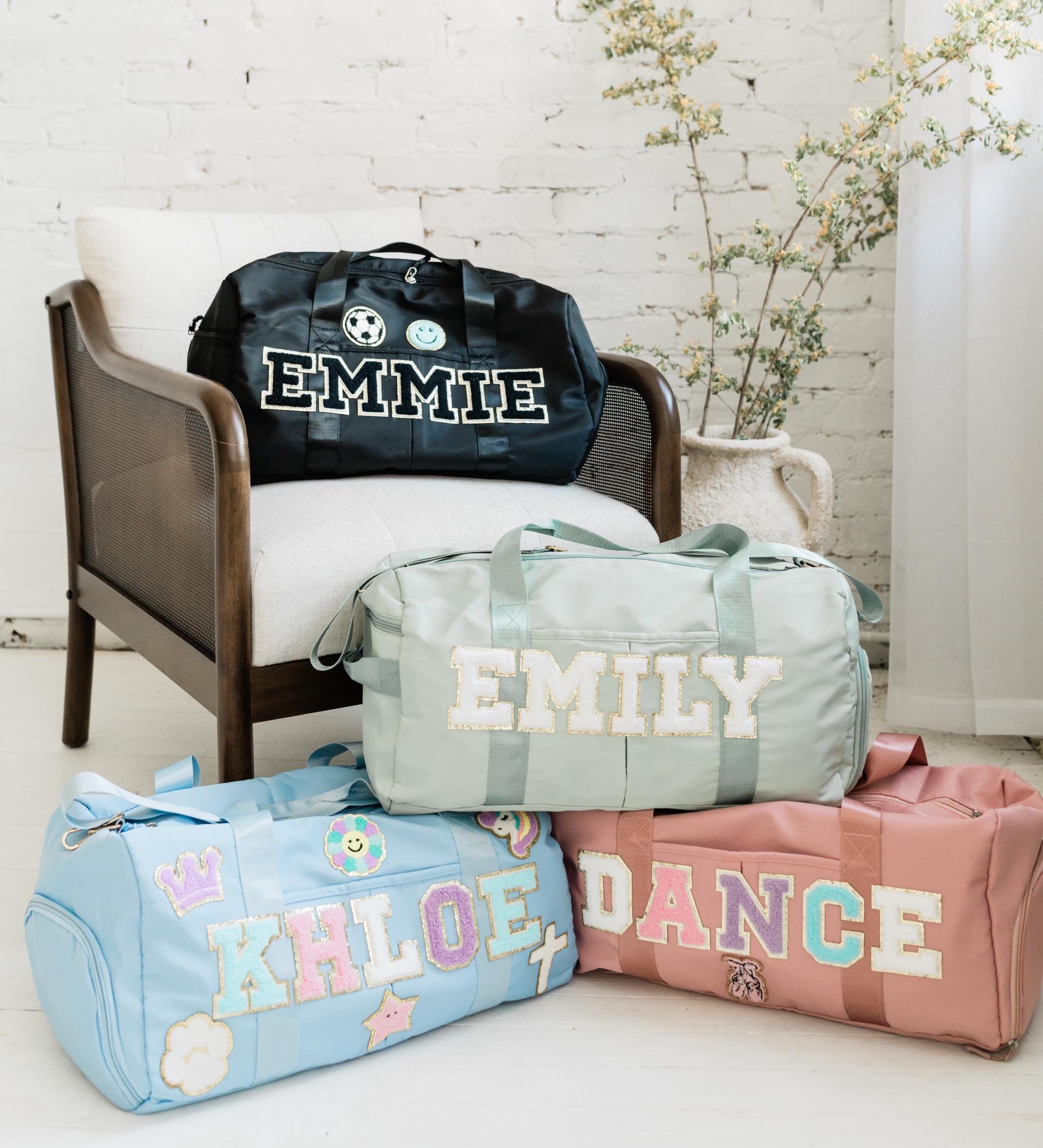 Sac De Danse Personnalisé – Nom Brodé – Nylon Imperméable – 3 Tailles – Unisexe