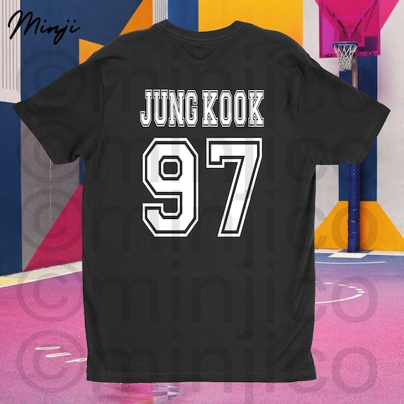 BTS Jungkook Varsity Shirt Design – JK 97 Vector File (digital