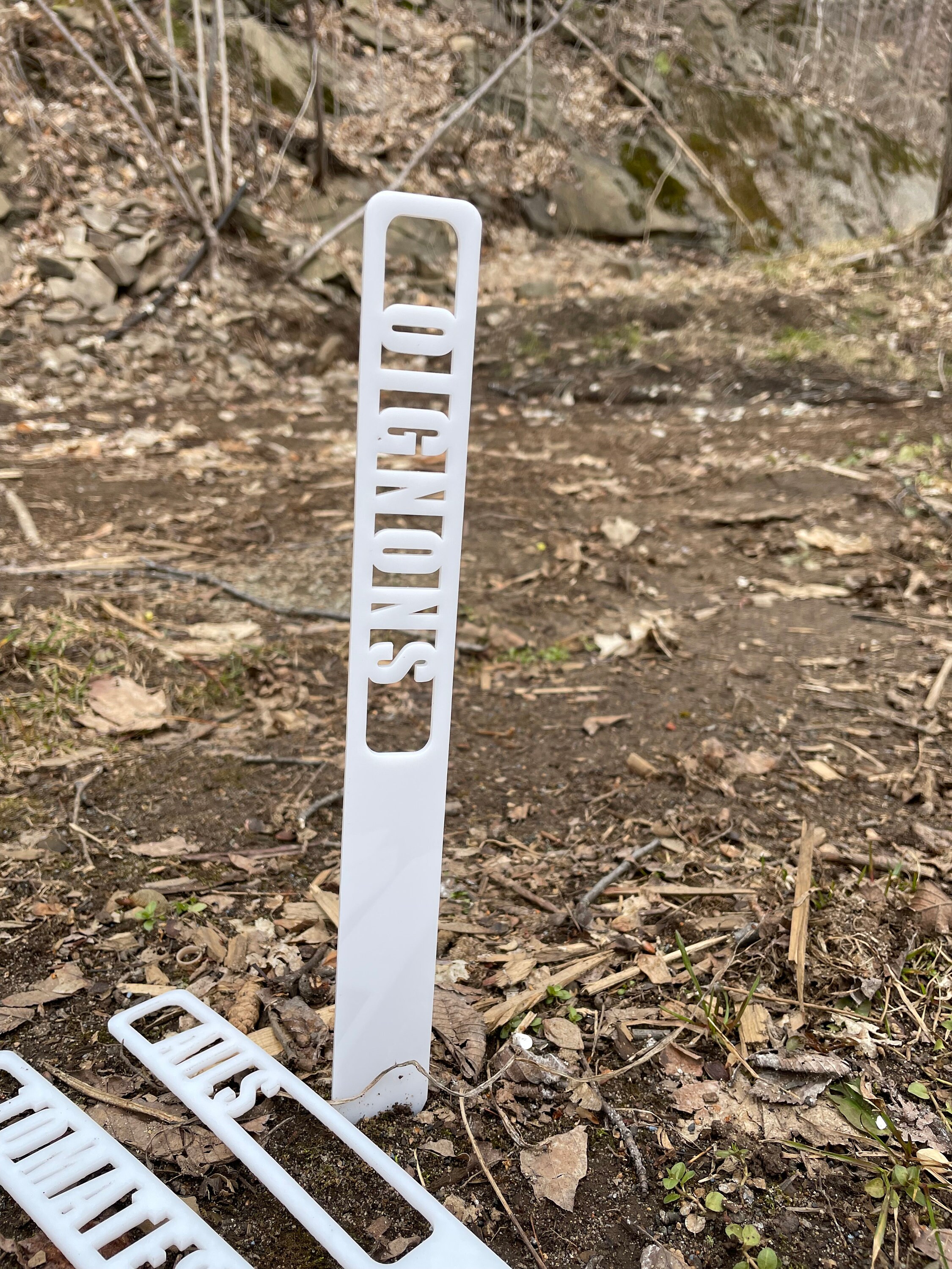 Garden Identification Stake Etsy