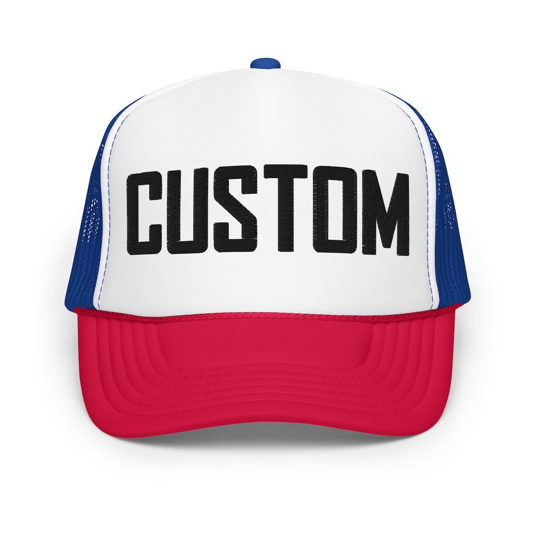 Personalized Custom Embroidered Foam Trucker Hat Custom Snapback Hat