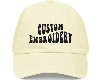 Bestickter Hut Pastell Dad Hut Strand Hut Flughafen Code Postleitzahl Grundbesitz Hut Stadt Code Hut Initialen Hut Baseballmütze