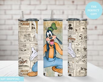 Vaso delgado Retro Goofy de 20 oz.