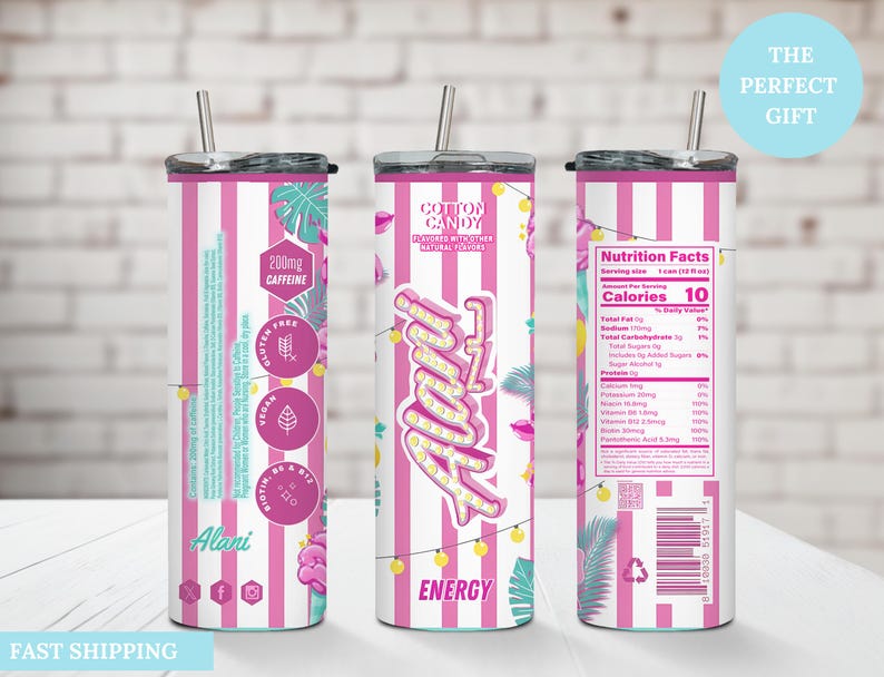 Alani Cotton Candy 20oz Tumbler