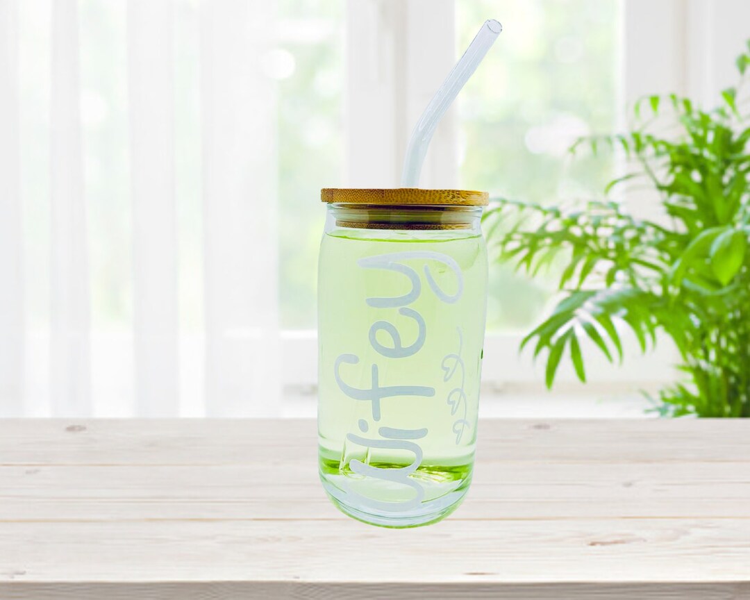 Wifey Glass Cup Glass Cup Gift Etsy