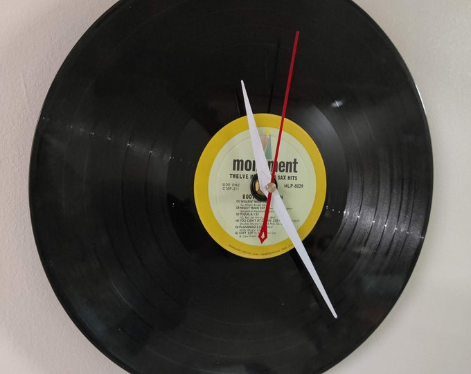 UPDATED - Upcylced Vinyl Record Clock
