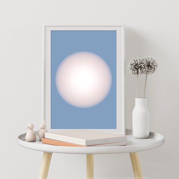 LUMEN8NL CIRCLE minimal pastel art blue-pastelpink large size jpg download