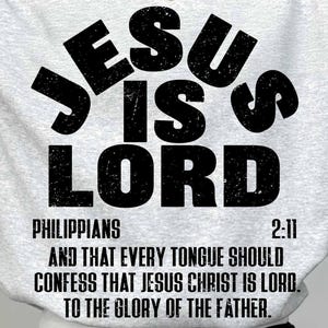 Jesus is Lord SVG PNG: Christian Shirt Design (Digital Download)