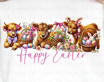 Retro Boho Easter PNG, Spring Floral Bunny Png, Grand Millennial Easter Png, flower Easter Rabbit Png, Easter Coquette Png, Easter Girly png