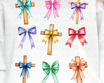 Jesus Cross Pink Coquette Bow Png, Pink Coquette bow PNG, Coquette Bow Png, Christian PNG, Coquette Bible Png, bible Jesus God Christian PNG