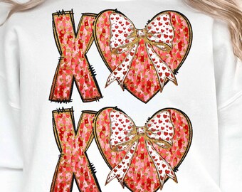 XOXO Valentinstag Herz Rot Pinselstriche als Png, Valentinstag Png, Valentinstag Png, XOXO Png, Valentinstag Png Designs, Coquette Valentine Hemd Png
