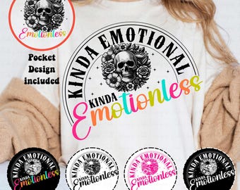 Emotional Emotionless Skeleton SVG PNG: Mental Health Cut File (Digital Download)