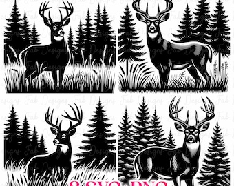 8 Big Buck, SVG PNG JPG, Jeleń, Projekt Jelenia Jelenia, Sztuka Jelenia, Sublimacja, Polowanie na Jelenia, Jeleń, Wydruk, Jeleń wirginijski, Poroże Jelenia