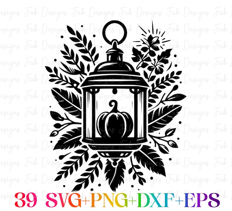 39 Halloween pumpa SVG-paket, Halloween svg, Thanksgiving, höst svg, png, svg-filer för Cricut, silhuett, sublimeringsdesign nedladdningar bild 9