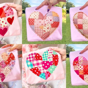 Valentine Heart Patchwork Png, Trendy Valentine Png, Valentine's Day Sublimation Png, Gift For Her, Retro Valentine Png, Digital download
