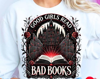 Pile de livres Dark Romance PNG : conception de lecteur épicé (téléchargement numérique)