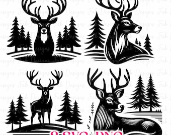 8 Big Buck, SVG PNG JPG, Jeleń, Projekt Jelenia Jelenia, Sztuka Jelenia, Sublimacja, Polowanie na Jelenia, Jeleń, Wydruk, Jeleń wirginijski, Poroże Jelenia