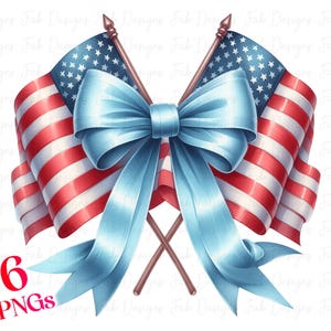 6 Coquette USA png,4th Of July Png, America png, American Girly Png, America PNG, country july png, 4th of July png, Fourth Of July PNG