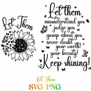 Laat ze SVG, blijven schijnen Svg, inspirerende Svg, eigenwaarde Svg, zelfliefde Svg, motiverende Svg, motiverende SVG-bestand knippen, zelfliefde svg
