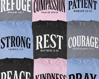 Christian PNG Bundle, Bible Verse Png, Faith Quote Png, Religious Scripture Png, Minimal Jesus Design, Blessed Grace Pray Believe Hope Png