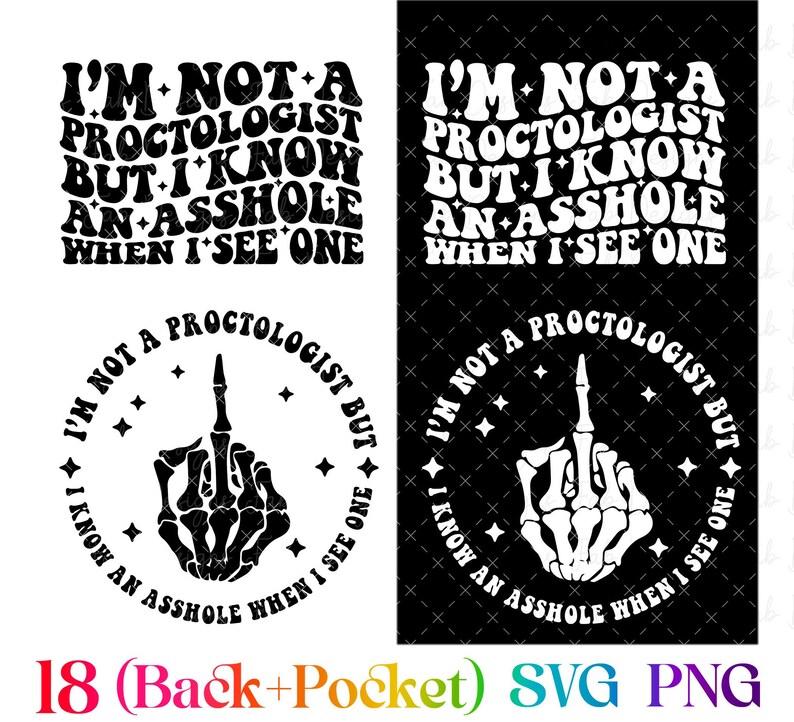 18 Snarky Skulls Bundle Designs SVG, Adult Humor Svg, Sarcastic Bundle ...