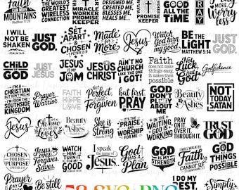 53 Christian SVG PNG Bundle, Religious Svg Bundle, Motivational Quotes Svg Bundle, Bible Verse Svg, Coffee Mug Svg, Jesus Svg, God Svg Png