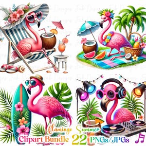 22 Cute Flamingo Clipart png Cartoon Flamingo Digital Download Pink Flamingo Clip Art Flamingo Printable PNG Cute Printable Flamingo Clipart