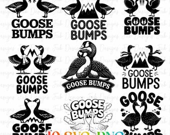 10 Goose Funny SVG PNG Funny Goose design Snarky Sassy saying Funny Sarcastic Attitude Goose Sarcastic Retro humorous shirt design ORIGINAL