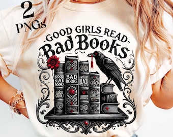 Dark Romance PNG: Spicy Book Lover Design (Digital Download)