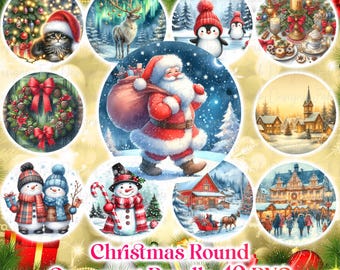 Christmas Ornament PNG Bundle: 3D Sublimation Designs (Digital Download)