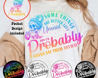 Funny Skeleton Sarcastic SVG Design: Snarky Humor (Digital Download)