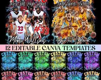 Plantilla editable de Canva para camiseta de mascota, diseño personalizado para fiestas de bienvenida y escuela, camiseta con collage de fotos (PNG), camiseta retro de los 90 (PNG), diseño de camiseta con cara