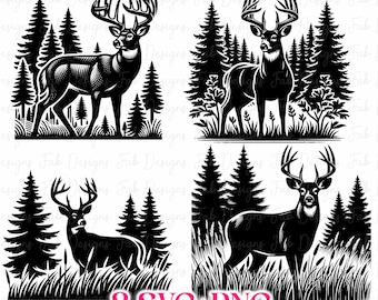 8 Big Buck, SVG PNG JPG, Jeleń, Projekt Jelenia Jelenia, Sztuka Jelenia, Sublimacja, Polowanie na Jelenia, Jeleń, Wydruk, Jeleń wirginijski, Poroże Jelenia