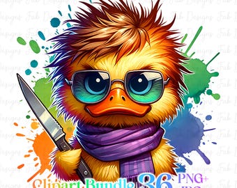 36 akvarell roliga djur clipart PNG JPG bunt, roliga söta djur bunt, söta djur clipart, akvarell djur clipart, barnrumstryck