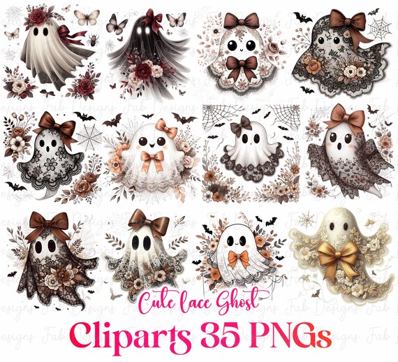 35 Cute Lace Ghost Png, Boo In Boojee, Halloween Boo Lace Bow Png, Halloween PNG, Boo Ghost Shirt Png, Cute Boo Halloween Sublimation Design
