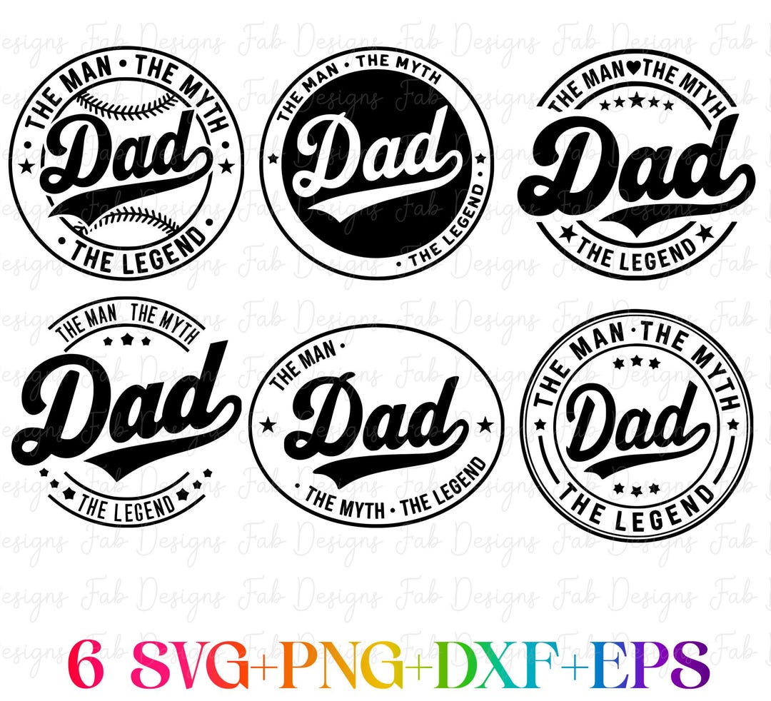 Dad SVG Cut File: Father's Day Shirt Design (digital Download) - Etsy