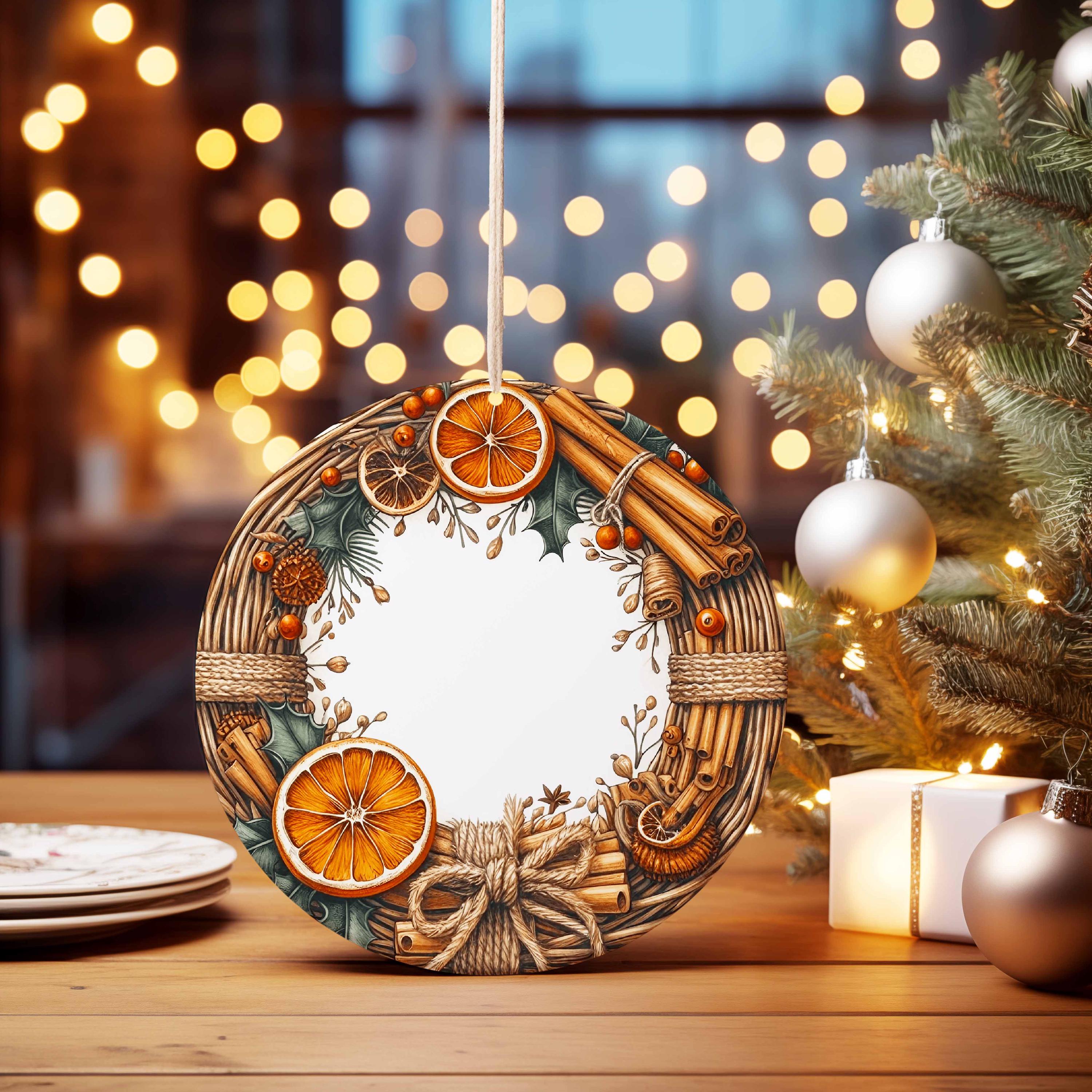 丸型クリスマスオーナメント PNG バンドル: 昇華デザイン 丸型クリスマスオーナメント PNG バンドル: 昇華デザイン