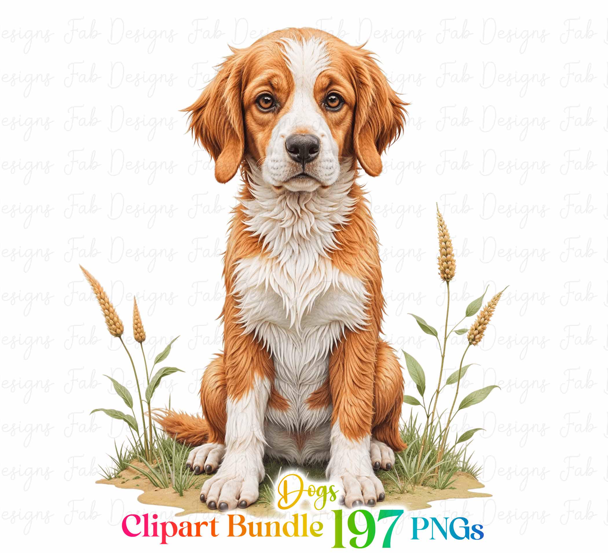 197 Cute Dogs Clipart Bundle, Dog Breeds PNG, Cute Puppy PNG, Cartoon ...