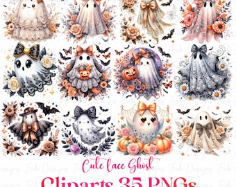 35 Cute Lace Ghost Png, Boo In Boojee, Halloween Boo Lace Bow Png, Halloween PNG, Boo Ghost Shirt Png, Cute Boo Halloween Sublimation Design
