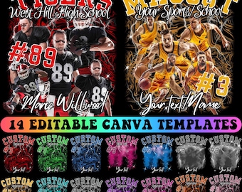 Modello Canva modificabile per maglietta con mascotte, design personalizzato per feste di fine anno e scuola, maglietta con collage di foto, PNG, maglietta retrò anni '90 PNG, design per maglietta con viso