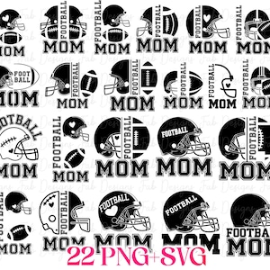 22 Football Mom SVG, Football Mom Png, Football Mom Shirt Svg, Football Svg, Football Mama Svg, Football Shirt Svg, Game Day Svg Sublimation