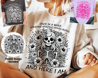 Sarcastic Skull SVG: Funny Woman Shirt Design (Digital Download)
