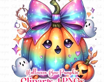 4 Halloween Bow Pumpkin Clipart Bundle, Abtsarct Pumpkin clipart Png, Autumn fall Pumpkin Halloween Clipart, Pumpkin Clipart png, pumpkin