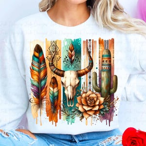 Boho Western Brushstroke PNG, Brushstroke Png, Western PNG, Southwestern Png, Boho Png, Trendy Png, Paint Stroke PNG, Digital Download