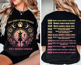 Sie haben keine Hexen verbrannt, die sie verbrannten Frauen PNG SVG, feministische Hexe, begraben das Patriarchat, Frauenrechte PNG, Witchy Feminist svg, Celestial